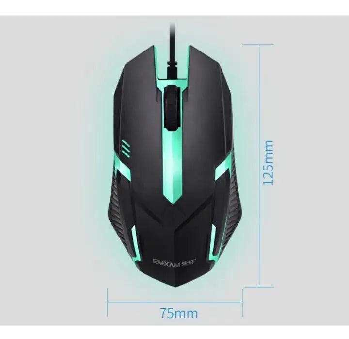 Kit Teclado Gamer + Mouse Durawell 3200Dpi  Semi Mecânico DW 300 Rgb Envio Rápido